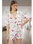 Rahat Ev Giyim Takımı Yazlık Şortlu Pijama Köpek Desenli Viskoz Özel Tasarım Modern Stil 1