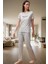Rahat Kesim 2li Pijama Takımı Örme Kumaş Çizgili Desen Seçkin Malzeme Premium Kalite 2