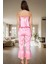 Ince Askılı Saten Pijama Takımı Dokuma Kumaş Volan Detay Konforlu Kesim Özel Tasarım 1