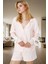Şık ve Rahat Homewear Viskoz Pijama Takımı Boru Paça Şort Uzun Ömürlü Modern Stil 2