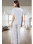 Ilkbahar Sonbahar Homewear %100 Pamuk Çiçekli Pijama Takımı Modern Stil Kaliteli Işçilik 1