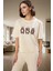 Eğlenceli Baskılı Homewear Pijama Takımı %100 Pamuk Rahat Kesim Modern Stil Kullanım 1