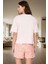 Yaz Için %100 Pamuklu Örme Pijama Takımı Zebra Desenli Özenle Seçilmiş Günlük Kullanım 3