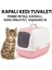 Kapalı Kedi Tuvaleti + Hediye Litter Mat ve Kürek | Koku Önleyici & Hijyenik 3