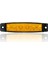 12V 6 Ledli Sarı Ince Dizayn Side Marker Su Geçirmez Parmak Lamba 1