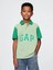 Erkek Çocuk Gap Logo Polo Yaka Yeşil Tişört 708502000 1