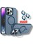 Apple Iphone 15 Pro Uyumlu Mat Serisi Standlı Kapak Magsafe Kılıf +Lens Koruma . 1