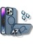 Apple Iphone 15 Pro Uyumlu Mat Serisi Standlı Kapak Magsafe Kılıf +Lens Koruma . 3