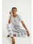 Cameron Örme Kısa Kol Pijama Tshirt Pantolon Set 1