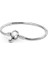 Yuvarlak Love Sallantılı Gümüş Bileklik Charm Taşıyıcı 1