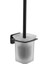 Base 600 A4413536 Tuvalet Fırçalığı, Mat Siyah 2