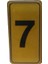 Yapışkanlı Kapı Numarası No-7 Silikonlu 1