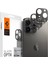 iPhone 13 Pro Max / 13 Pro Kamera Lens Camı Koruyucu Glas.tr Optik (2 Adet) Graphite - AGL04035 1