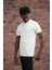 Sıfır Yaka Merserize Pamuklu Ince Kumaş Regular Fit T-Shirt 2
