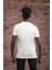 Sıfır Yaka Merserize Pamuklu Ince Kumaş Regular Fit T-Shirt 4