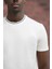 Sıfır Yaka Merserize Pamuklu Ince Kumaş Regular Fit T-Shirt 5