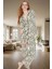 Kadın Leopar Desenli Pamuklu Pijama Takımı Rahat Ev Giyim Seti Konforlu Kesim Premium Kalite 1