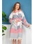 Bohem Tarz Unisex Renkli Ekoseli Peştemal Bornoz – %100 Pamuklu, Ince, Hafif ve Emici 3