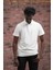 Regular Fit Likralı Kendinden Çizgili Polo Yaka T-Shirt 3