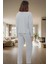 Kadın Waffle Kumaş Pijama Takımı Regular Kalıp Uzun Paça Homewear Kaliteli Işçilik Premium Kalite 3