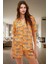 Kadın Şık Desenli Viskon Pijama Takımı Rahat Yazlık Shally Dokuma Trend Tasarım Özel 2