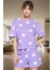 Kadın Yıldız Desenli Pamuklu Pijama Takımı Rahat Yazlık Şortlu Kaliteli Işçilik Dayanıklı Malzeme 2