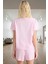 Kadın Örme Pijama Takımı Kısa Kol Regular Kalıp Yazlık Şık Görünüm Özenle Seçilmiş 3