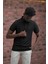 Regular Fit Likralı Kendinden Çizgili Polo Yaka T-Shirt 1