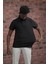 Regular Fit Likralı Kendinden Çizgili Polo Yaka T-Shirt 3