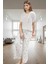 Kadın Hamile Pijama Takımı %100 Pamuk Çiçekli Desenli Rahat Seçkin Malzeme Modern Stil 2