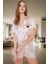 Kadın Saten Pijama Takımı Kısa Kol Regular Kalıp Yazlık Konforlu Kesim Trend Tasarım 1