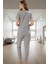 Kadın Pamuklu Pijama Takımı Galaksi Baskı Regular Kalıp Rahat Ev Giyim Profesyonel Görünüm 3