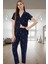 Kadın Galaksi Desenli Pijama Takımı Regular Kalıp Rahat Ev Giyim ve Şık 1