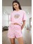 Kadın Ayıcık Desenli Pamuklu Pijama Takımı Rahat Uyku Keyfi Için Premium Kalite Seçkin Malzeme 2