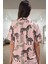 Kadın Hayvan Desenli Viskon Pijama Takımı Şortlu Rahat Yazlık Yüksek Kalite Premium 3