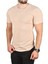 Erkek/unisex Slim Fit Dar Kesim Bisiklet Yaka Pamuklu Likralı Basic Tişört 1801131 4
