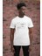 Slim Fit Sıfır Yaka Baskılı Pamuklu T-Shirt 1