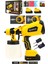 Çift Batarya Pro 21V Çift Akülü 300MM Sprey Boya Püskürtme Sarı Boya Tabancası 1