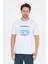 Erkek %100 Pamuk Bisiklet Yaka Kısa Kollu Baskılı T-Shirt Rahat ve Şık Günlük Erkek Tişört 0012 1