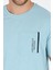 Erkek Bisiklet Yaka Ön Cep Baskılı T-Shirt – %100 Pamuk – Rahat ve Şık Kısa Kollu Erkektişört 0025 2