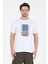 Erkek %100 Pamuk Bisiklet Yaka Kısa Kollu Baskılı T-Shirt Rahat ve Şık Günlük Erkek Tişört 0026 1