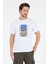 Erkek %100 Pamuk Bisiklet Yaka Kısa Kollu Baskılı T-Shirt Rahat ve Şık Günlük Erkek Tişört 0026 2