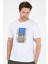 Erkek %100 Pamuk Bisiklet Yaka Kısa Kollu Baskılı T-Shirt Rahat ve Şık Günlük Erkek Tişört 0026 4