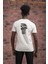 Slim Fit Sıfır Yaka Baskılı Pamuklu T-Shirt 4