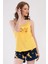 Pamuklu Kadın Ip Askılı Şortlu Pijama Takım , 408278 1