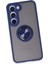 Samsung Galaxy S23 Kılıf Montreal Yüzüklü Silikon Kapak - Lacivert - TYIGO8187-2397 4
