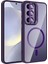 Galaxy S25 Plus Kılıf Standlı ve Kamera Lens Hediyeli M-Safe Şarj Özellikli Redclick Etro Kapak 1
