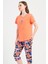 Pamuklu Kadın Kısa Kol Kaprili Pijama Takım , 408042 2