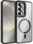 Galaxy S25 Kılıf Standlı ve Kamera Lens Hediyeli M-Safe Şarj Özellikli Redclick Etro Kapak 1