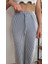 Basic Su Yolu Yüksek Bel Palazzo Kadın Pantalon 2